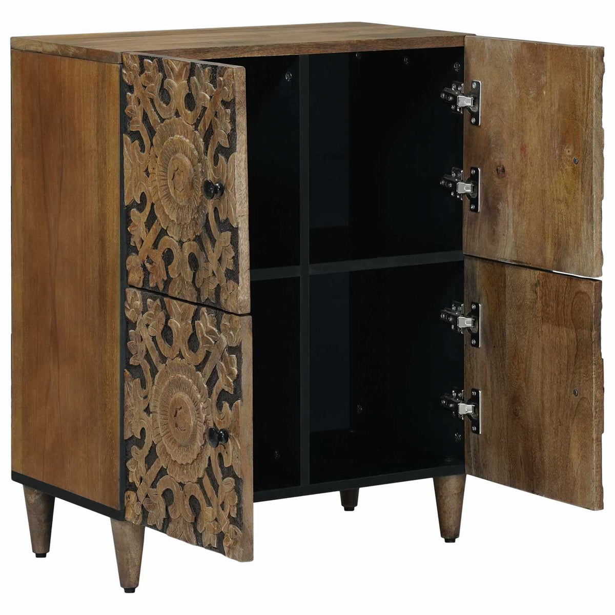 Sideboard med dør Brun 60 x 33,5 x 75 cm Massivt mangotræ