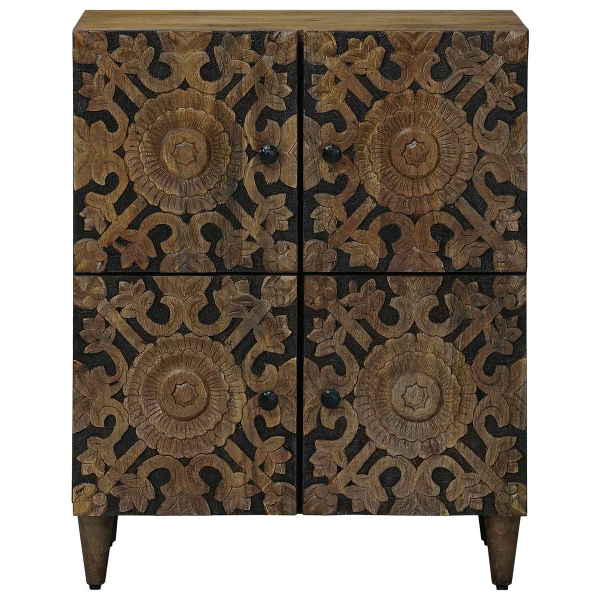 Sideboard med dør Brun 60 x 33,5 x 75 cm Massivt mangotræ