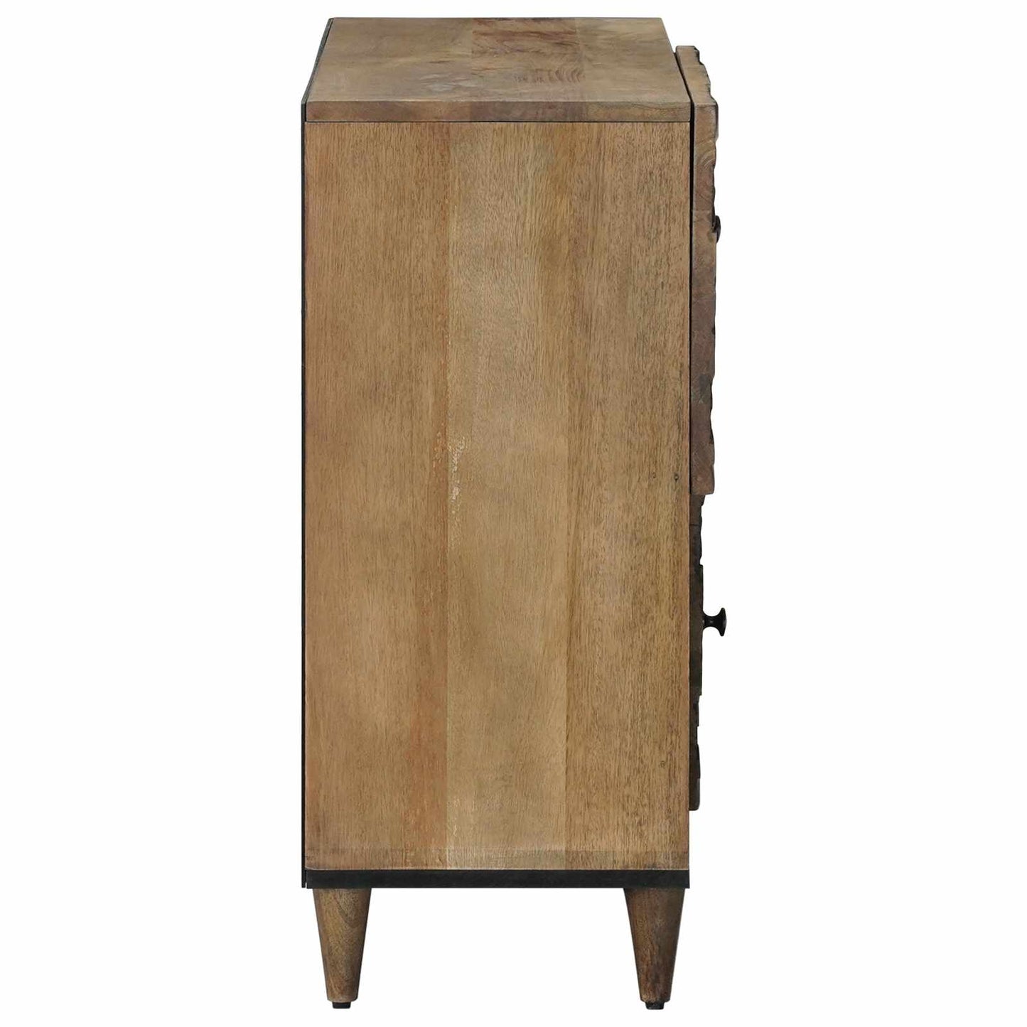 Sideboard med dør Brun 80 x 33,5 x 75 cm Massivt mangotræ