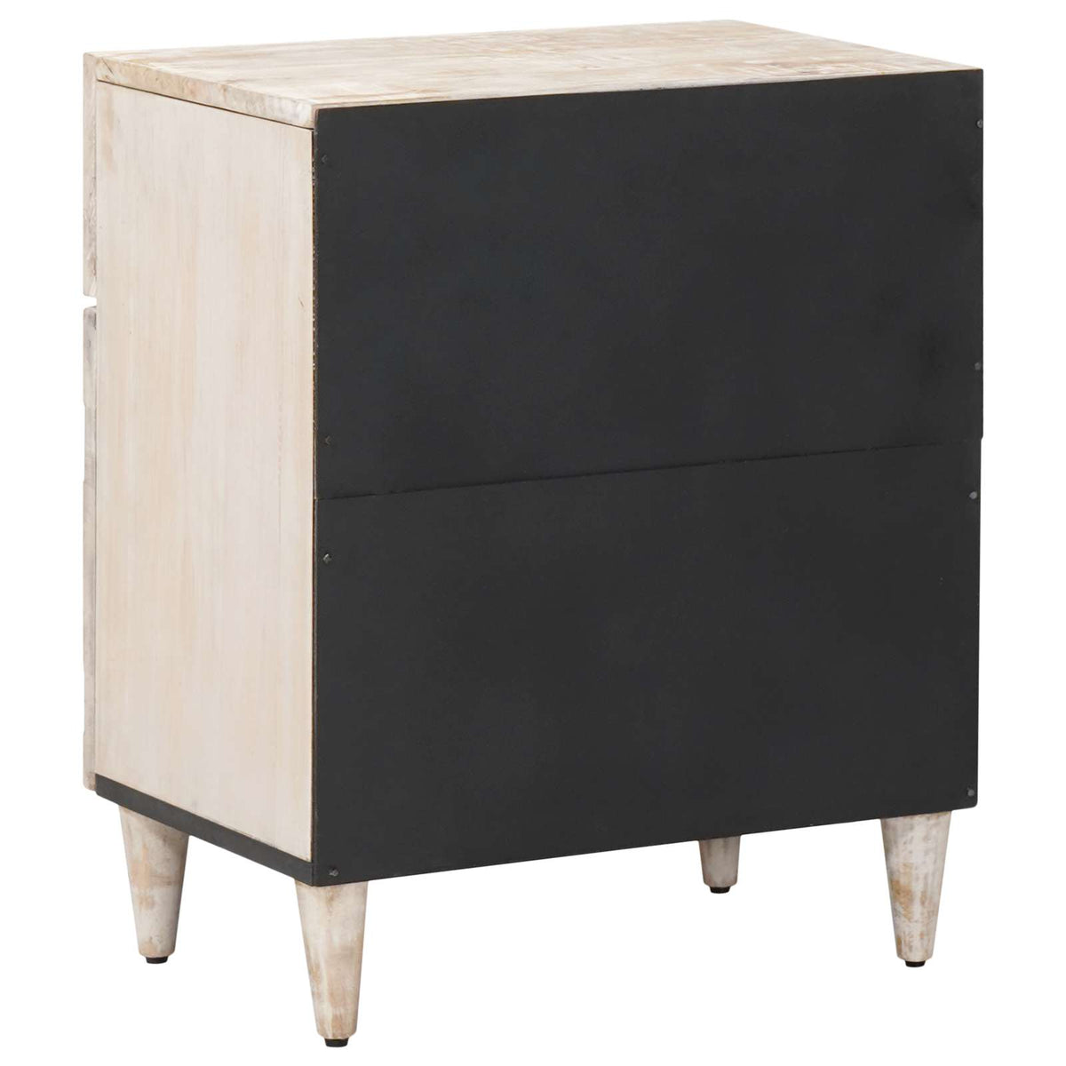 Sengekabinett Hvid 50 x 33 x 60 cm Massivt mangotræ