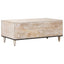 Sofabord Hvid 100 x 54 x 40 cm Massivt mangotræ