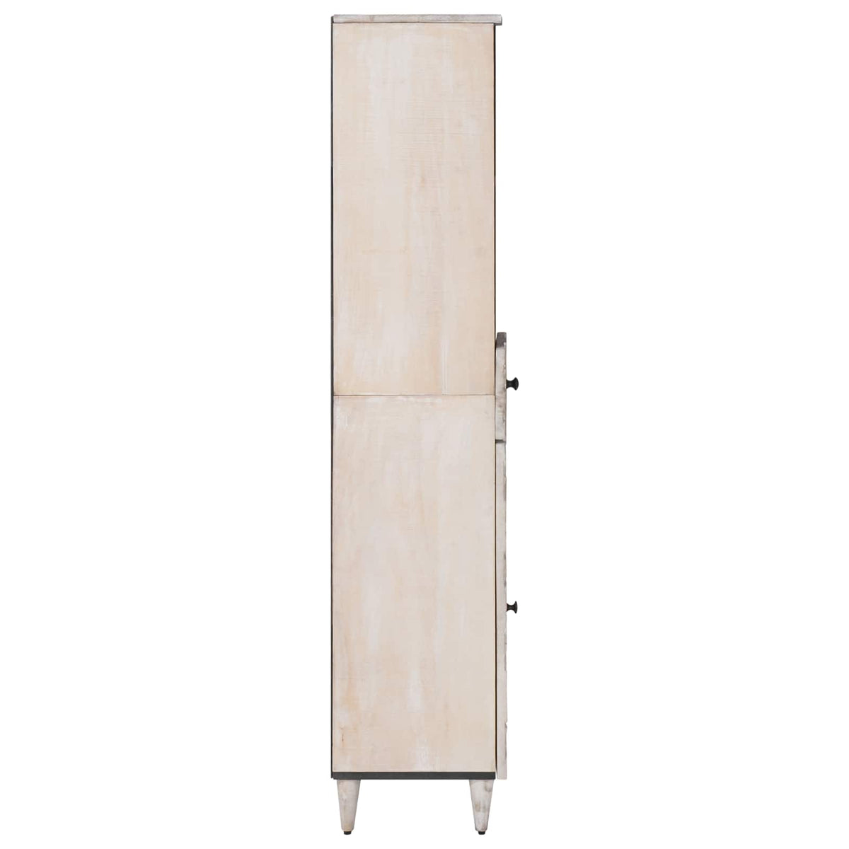 Badeværelsesskab Hvid 38 x 33,5 x 160 cm Massivt mangotræ