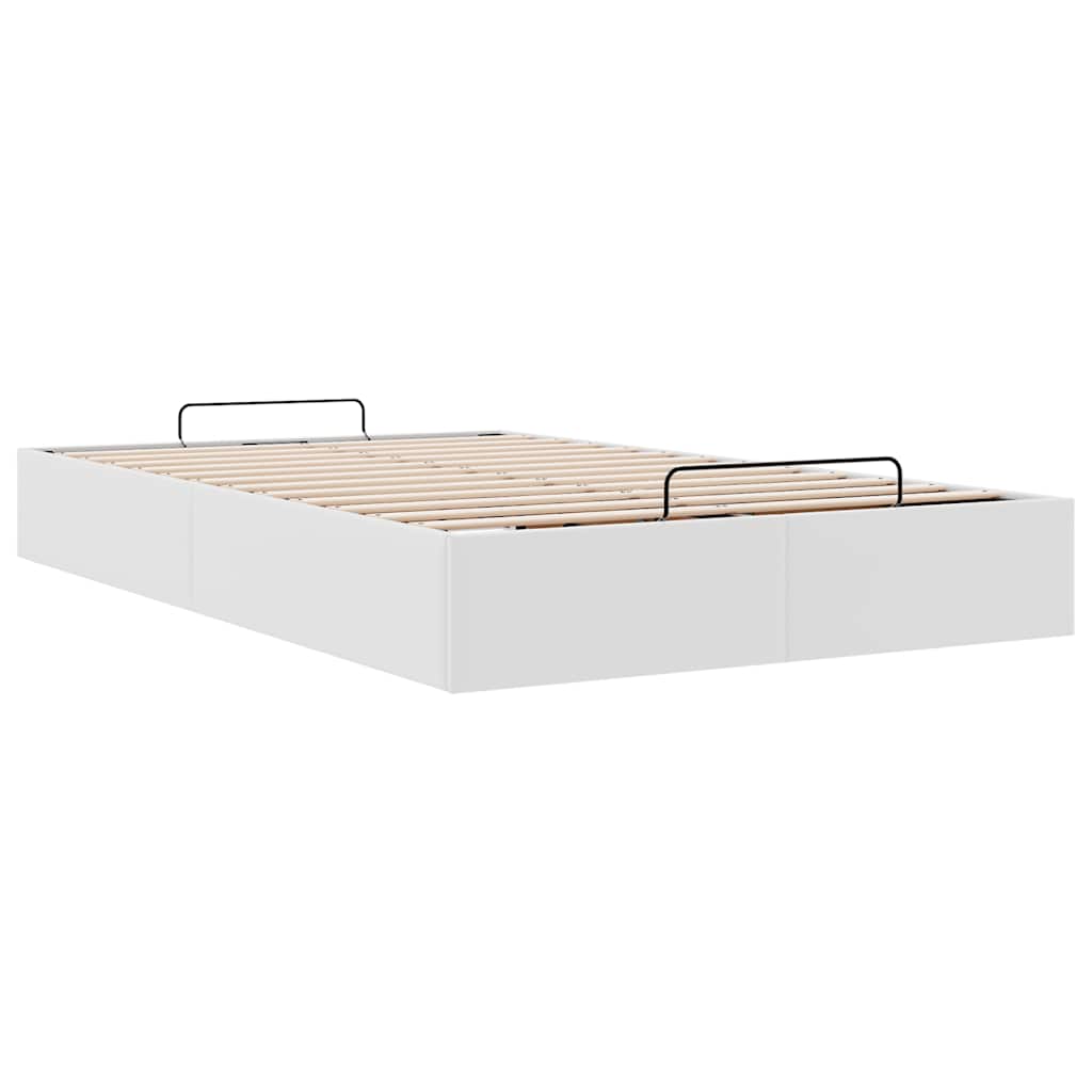 osmannisk sengeramme uden madras 120x200 cm kunstlæder hvid