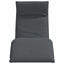 foldbar liggestol 175x54x8,5 cm oxfordstof antracitgrå