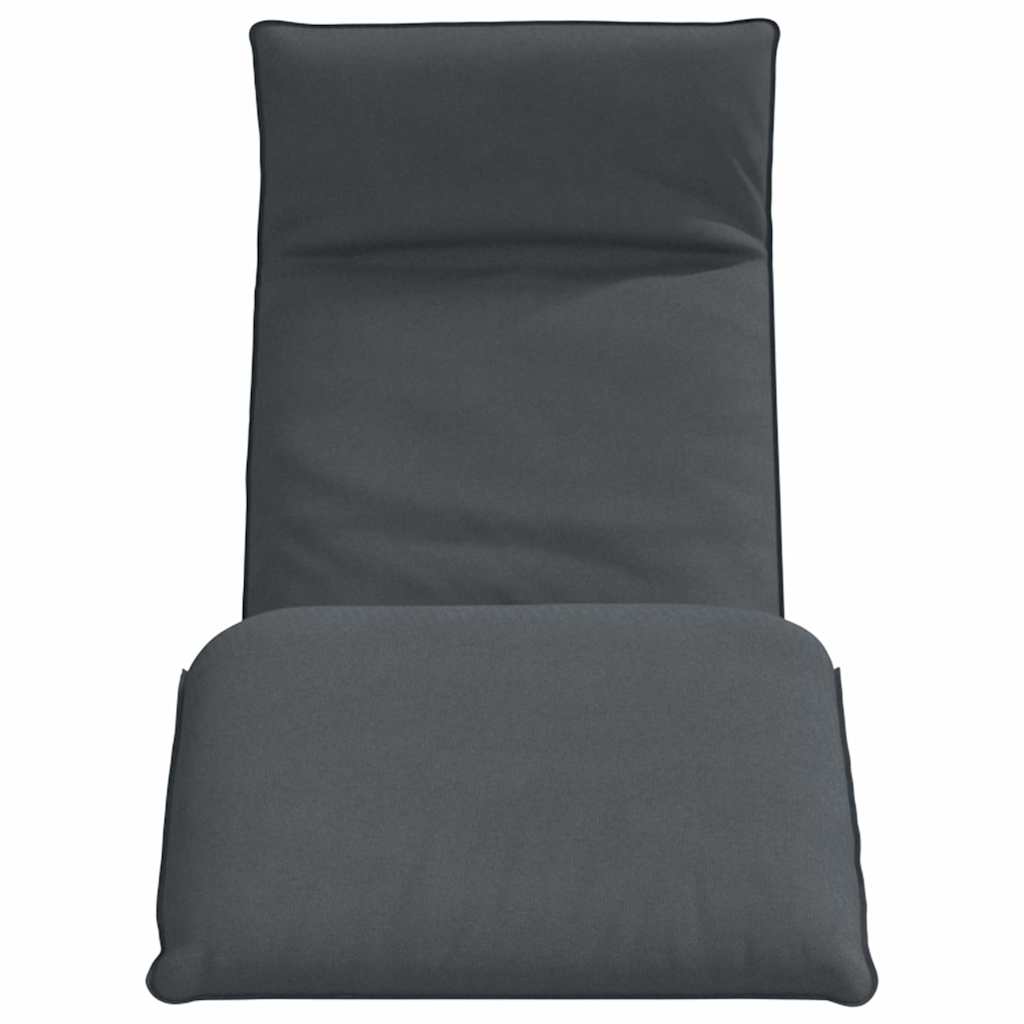foldbar liggestol 175x54x8,5 cm oxfordstof antracitgrå