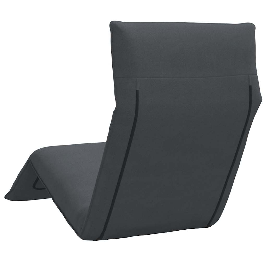 foldbar liggestol 175x54x8,5 cm oxfordstof antracitgrå