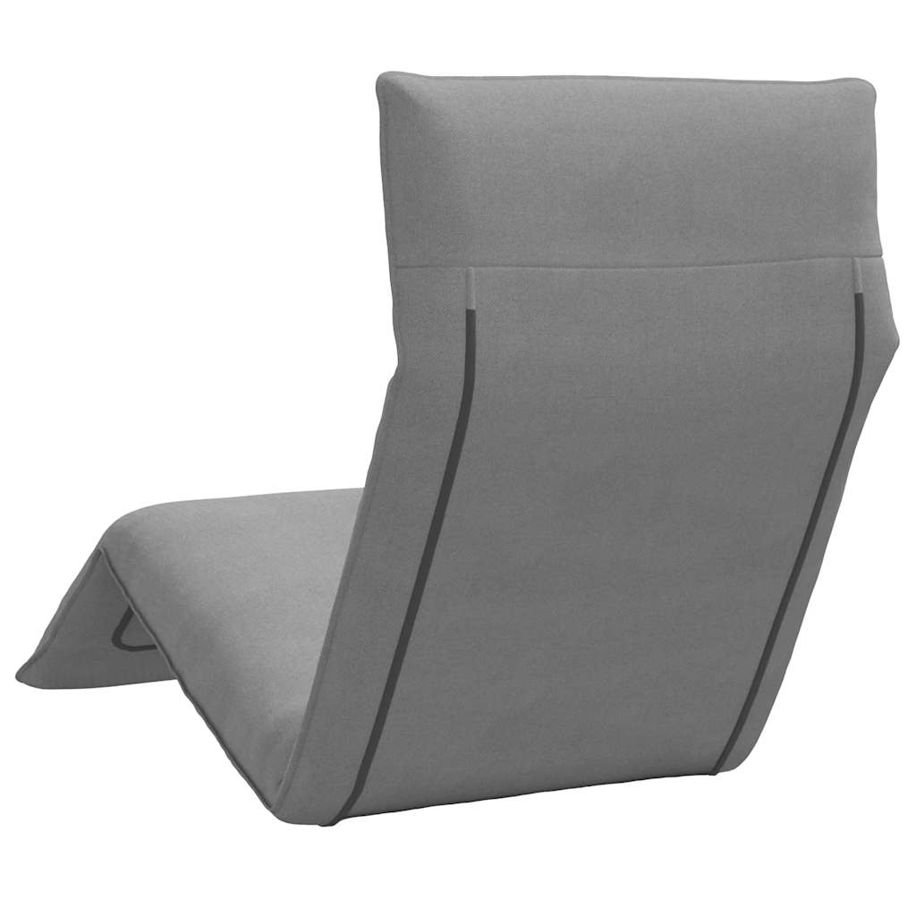 foldbar liggestol 175x54x8,5 cm oxfordstof grå