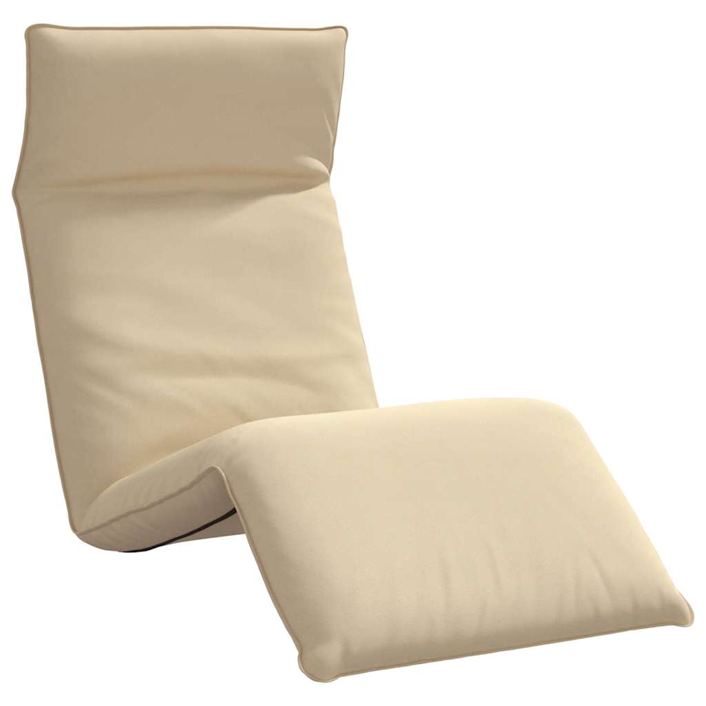 foldbar liggestol 175x54x8,5 cm oxfordstof beige