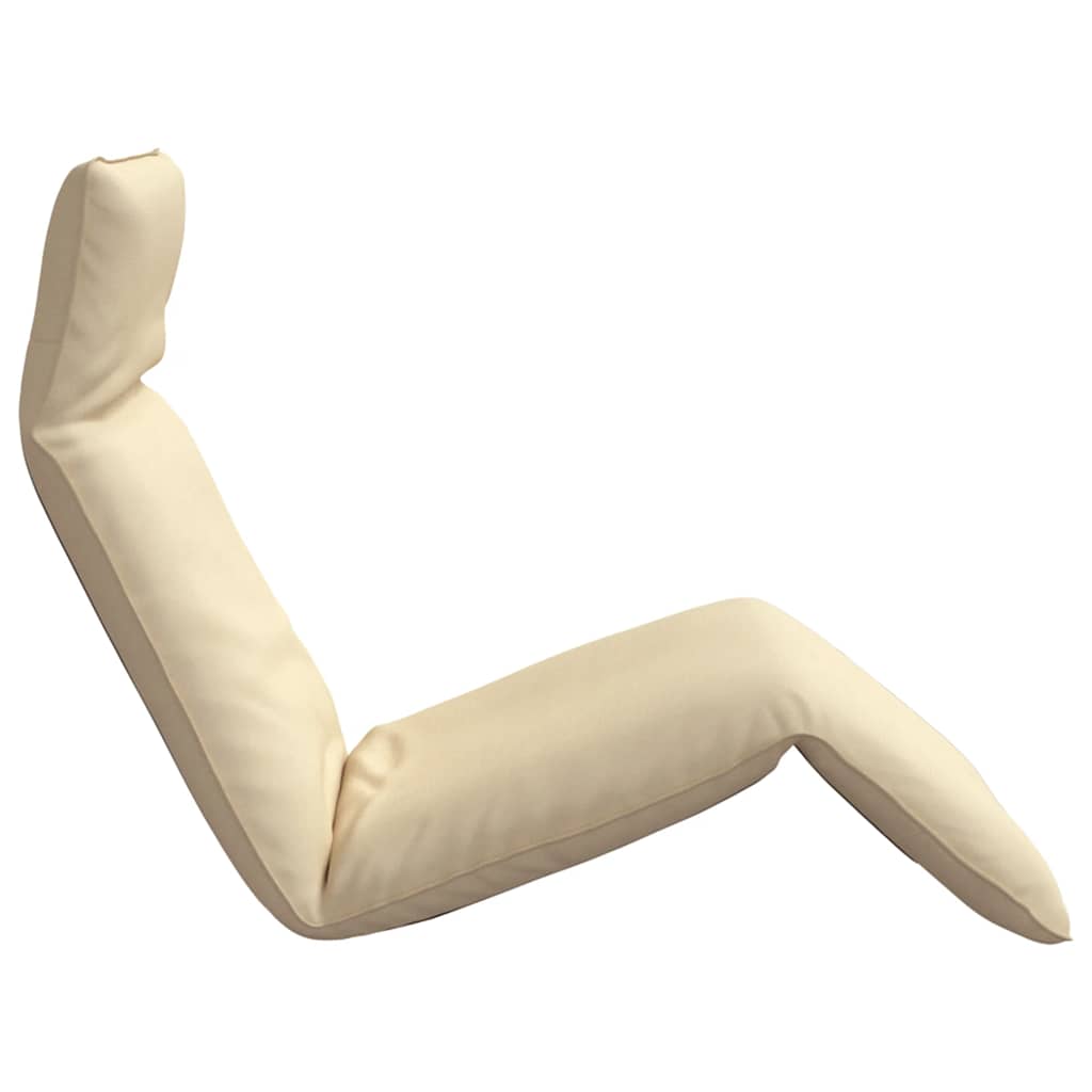 foldbar liggestol 175x54x8,5 cm oxfordstof beige
