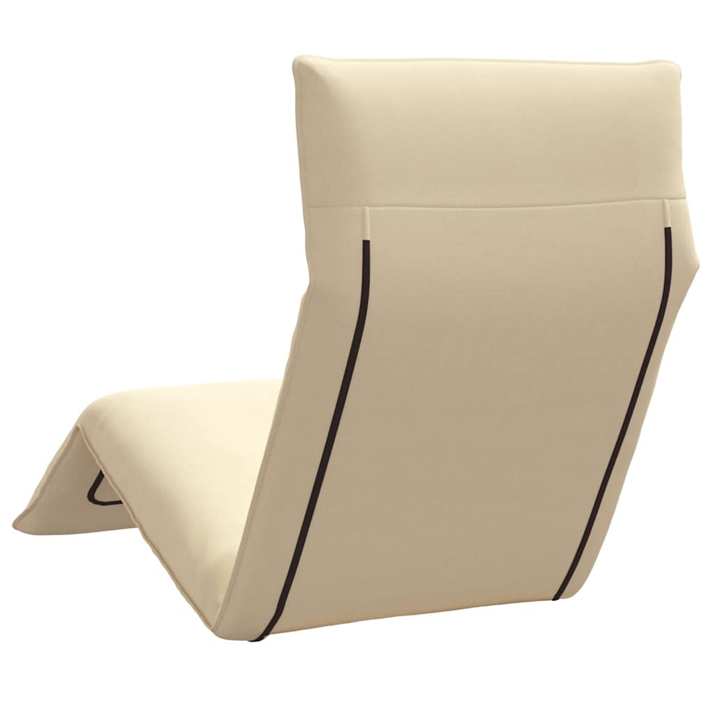 foldbar liggestol 175x54x8,5 cm oxfordstof beige