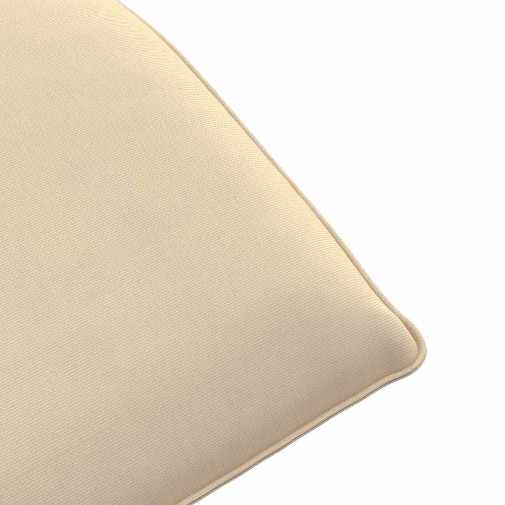 foldbar liggestol 175x54x8,5 cm oxfordstof beige