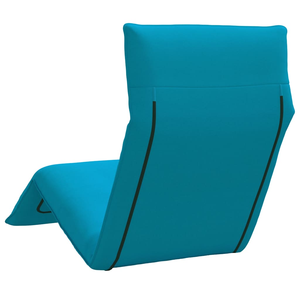foldbar liggestol 175x54x8,5 cm oxfordstof lyseblå