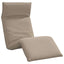 foldbar liggestol 175x54x8,5 cm oxfordstof gråbrun