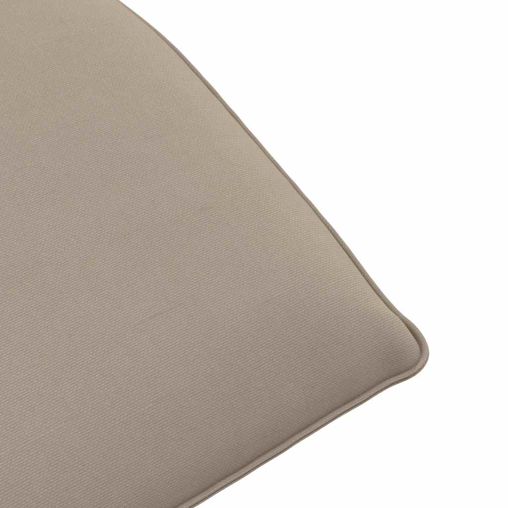 foldbar liggestol 175x54x8,5 cm oxfordstof gråbrun