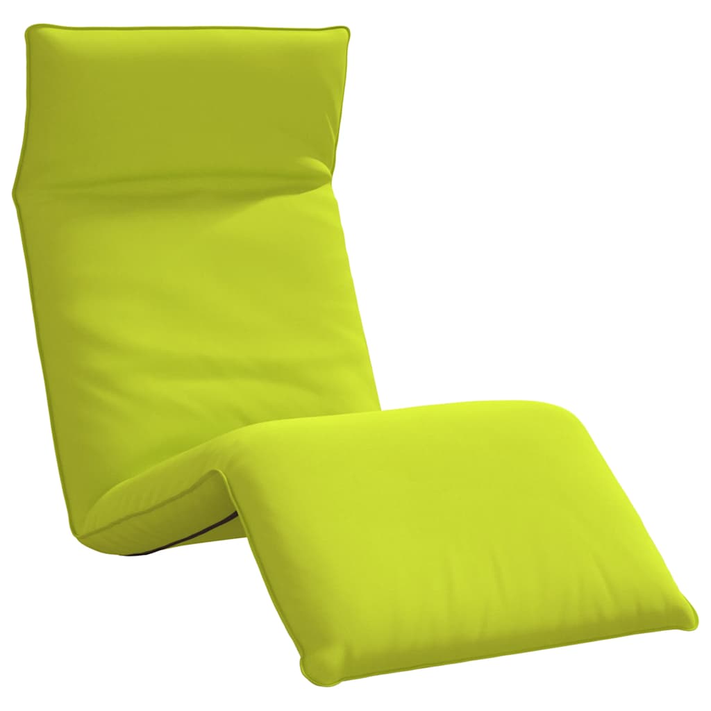 foldbar liggestol 175x54x8,5 cm oxfordstof lysegrøn