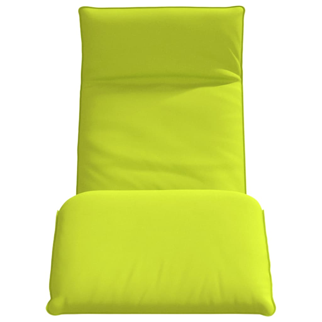 foldbar liggestol 175x54x8,5 cm oxfordstof lysegrøn