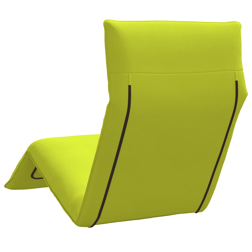 foldbar liggestol 175x54x8,5 cm oxfordstof lysegrøn