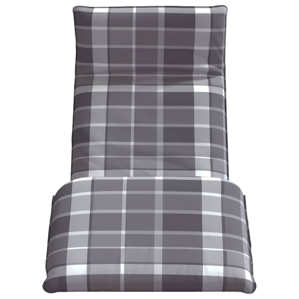 foldbar liggestol 175x54x8,5 cm oxfordstof gråternet