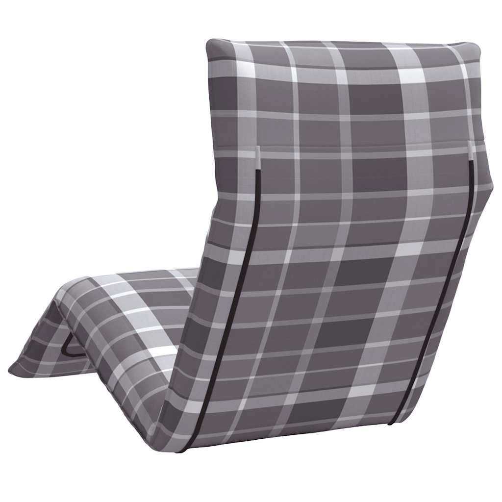 foldbar liggestol 175x54x8,5 cm oxfordstof gråternet