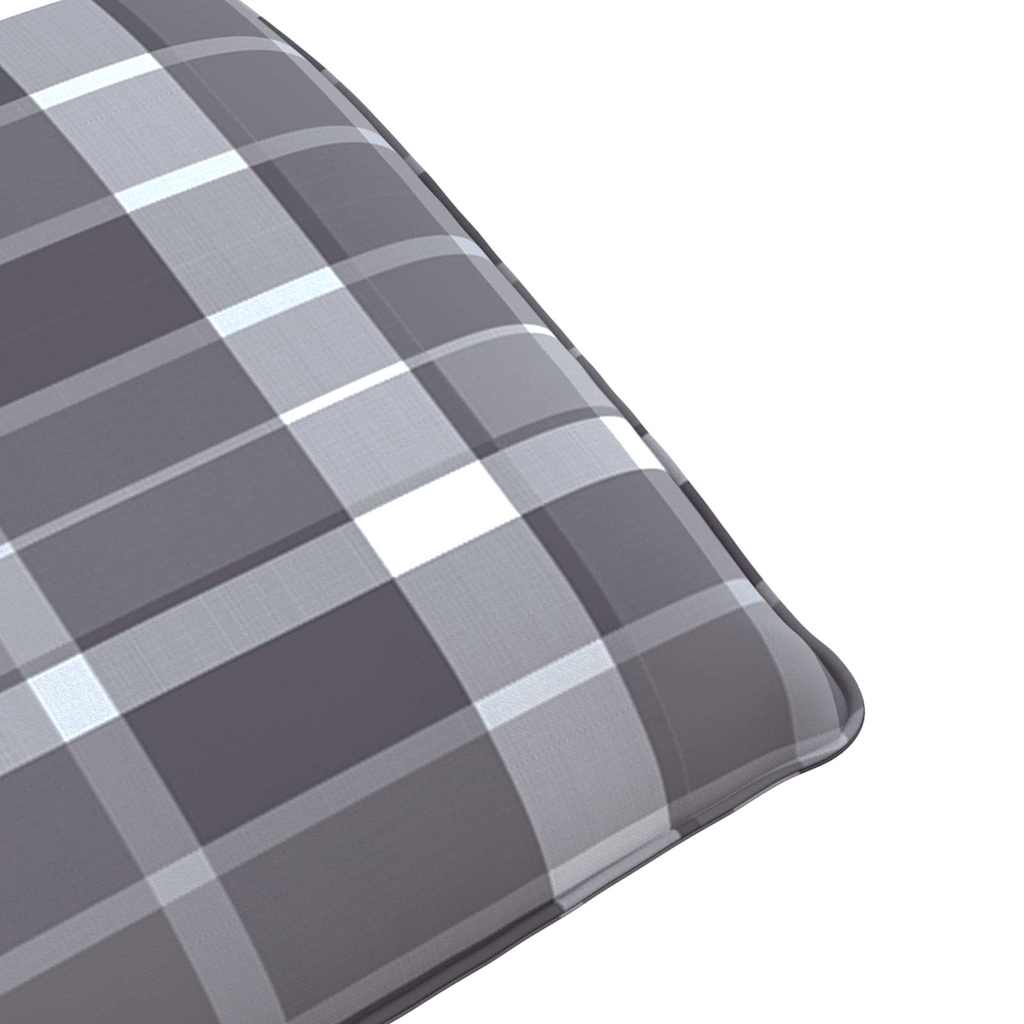 foldbar liggestol 175x54x8,5 cm oxfordstof gråternet