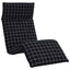 foldbar liggestol 175x54x8,5 cm oxfordstof sortternet