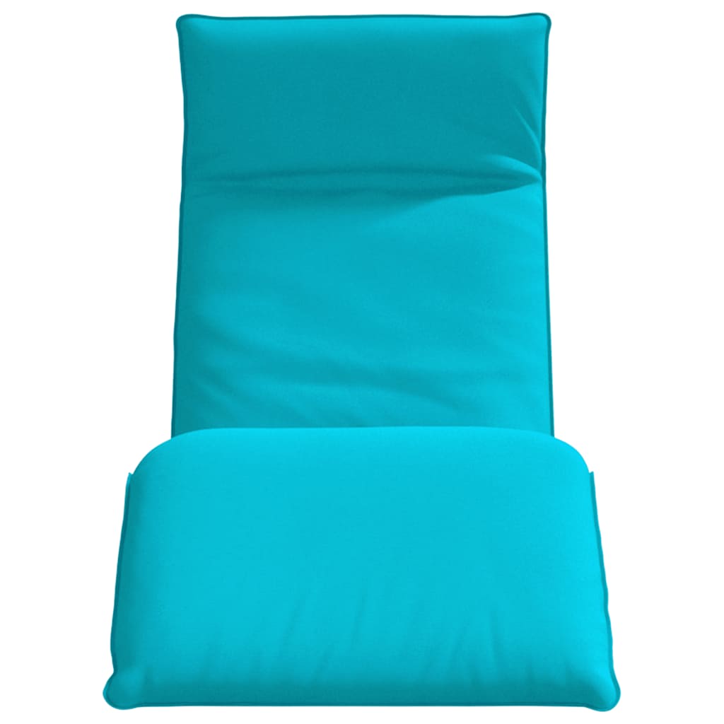 foldbar liggestol 175x54x8,5 cm oxfordstof turkis