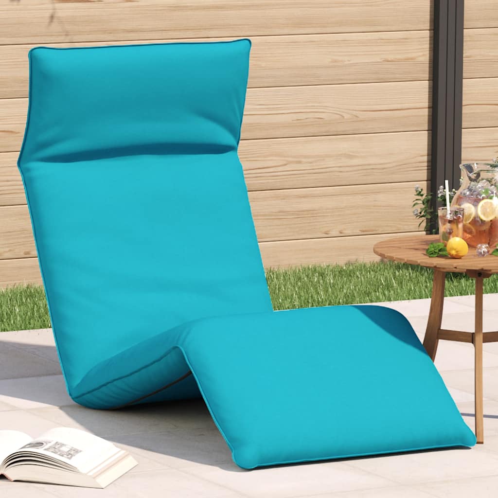 foldbar liggestol 175x54x8,5 cm oxfordstof turkis