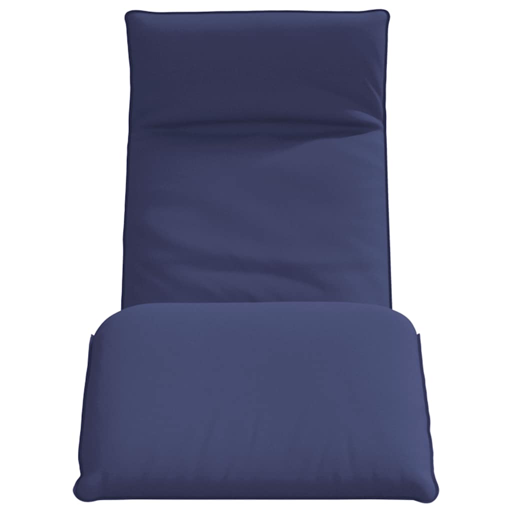 foldbar liggestol 175x54x8,5 cm oxfordstof marineblå