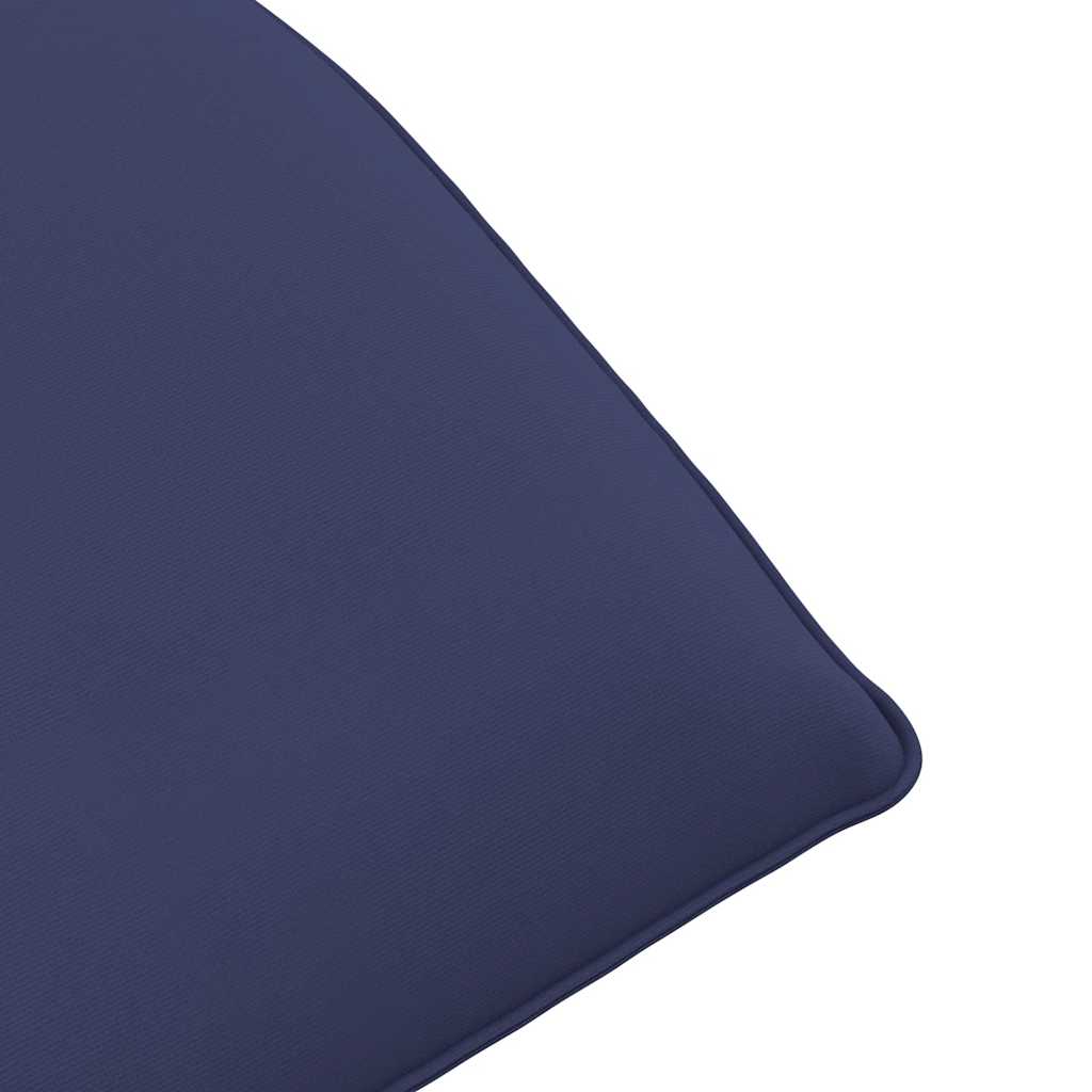 foldbar liggestol 175x54x8,5 cm oxfordstof marineblå