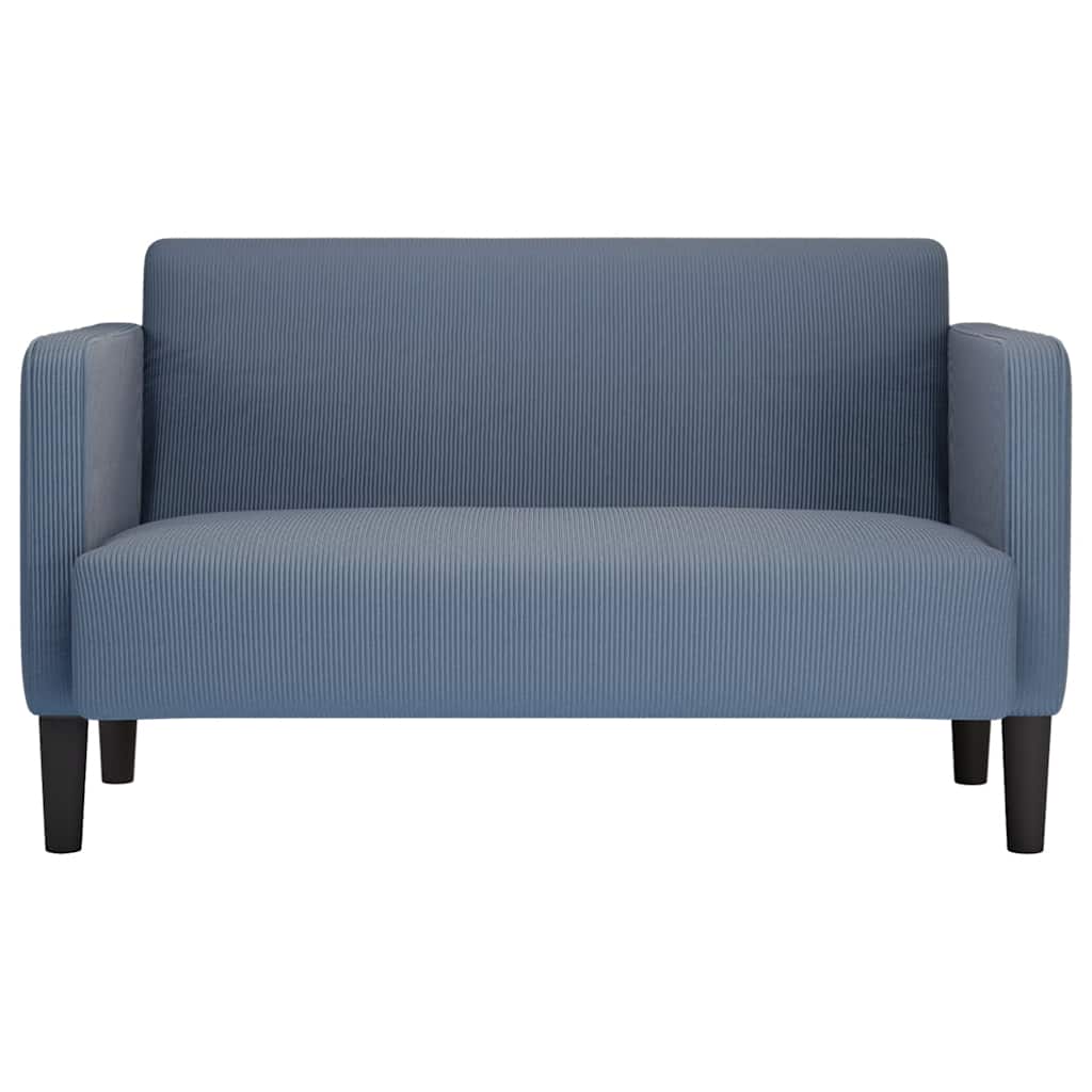 elskovssofa 109 cm fløjlsstof blå