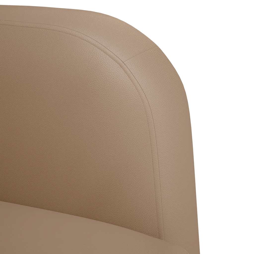 elskovssofa 110 cm kunstlæder cappuccino