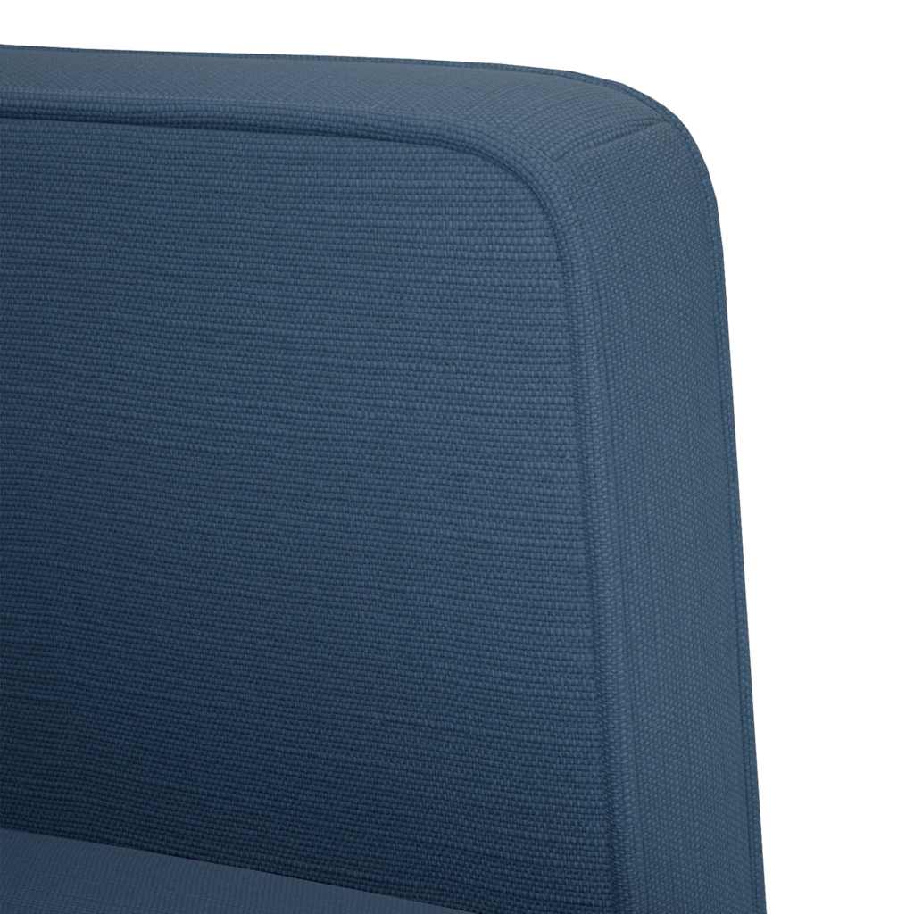 sofastol med armlæn 53 cm stof blå
