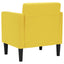 sofastol med armlæn 53 cm stof lysegul