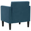 sofastol med armlæn 53 cm velour blå
