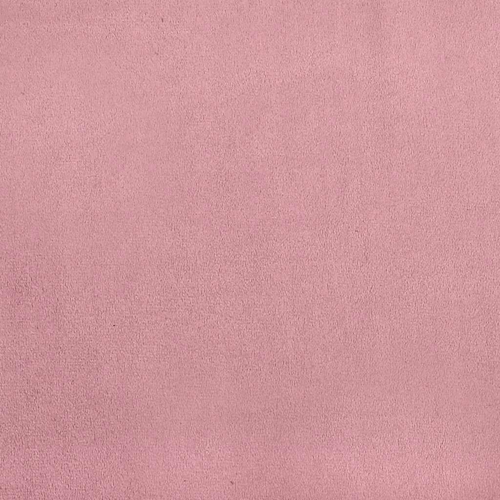 sofastol med armlæn 54 cm fløjl lyserød