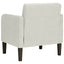 sofastol med armlæn 54 cm fløjl cremefarvet