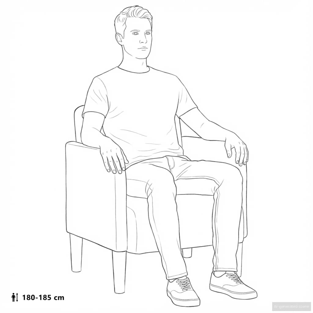 sofastol med armlæn 54 cm fløjl cremefarvet