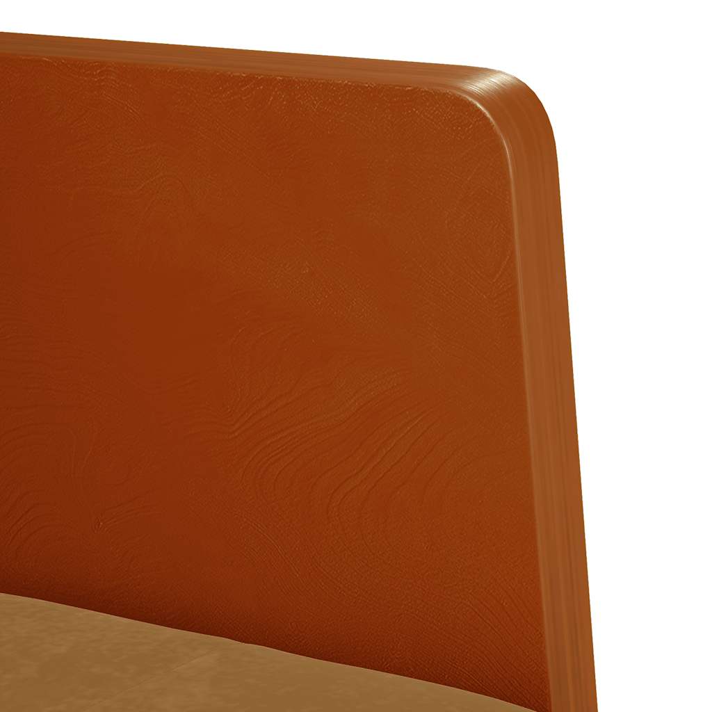 sofastol med armlæn 55 cm fløjl brun