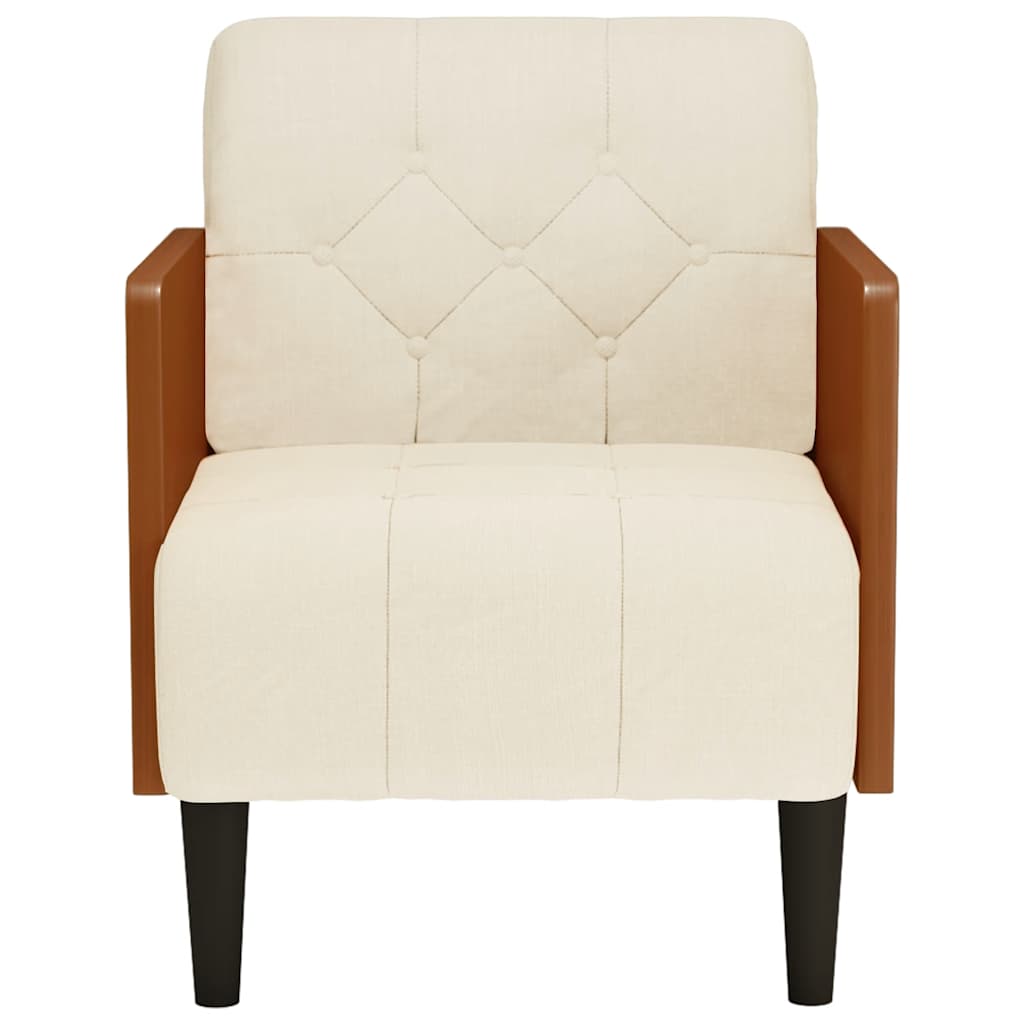 sofastol med armlæn 55 cm hør