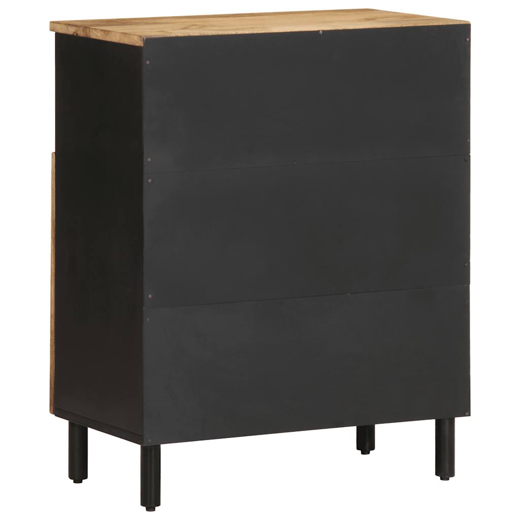 skænk 60x33,5x75 cm massivt ru mangotræ