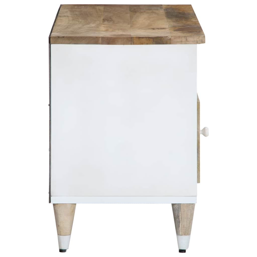 tv-bord 100x33,5x46 cm massivt mangotræ