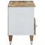 tv-bord 100x33,5x46 cm massivt mangotræ
