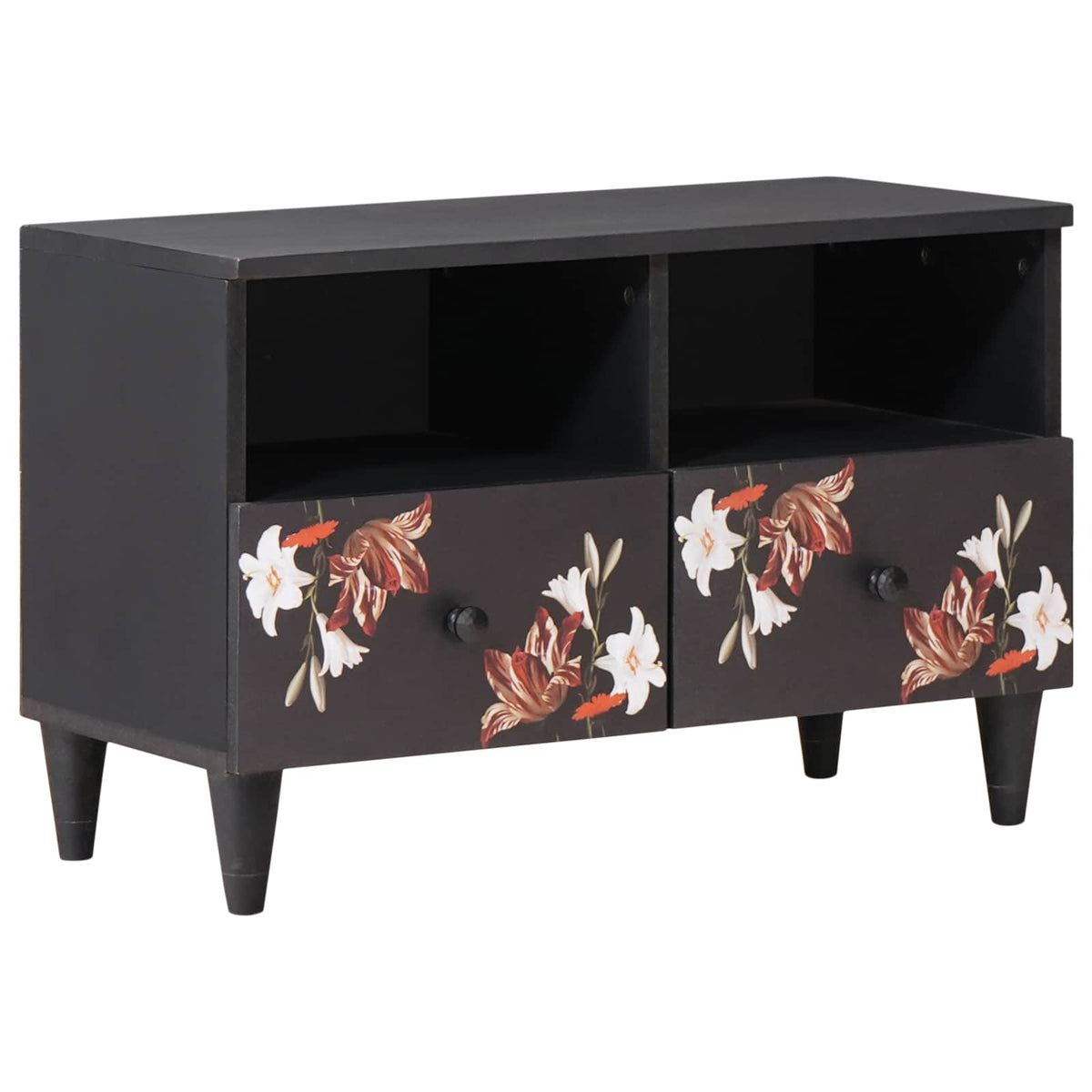 Opbevaringsskabe Flerfarvet 70 x 33,5 x 46 cm Massivt mangotræ