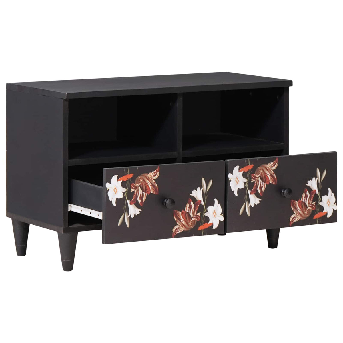 Opbevaringsskabe Flerfarvet 70 x 33,5 x 46 cm Massivt mangotræ