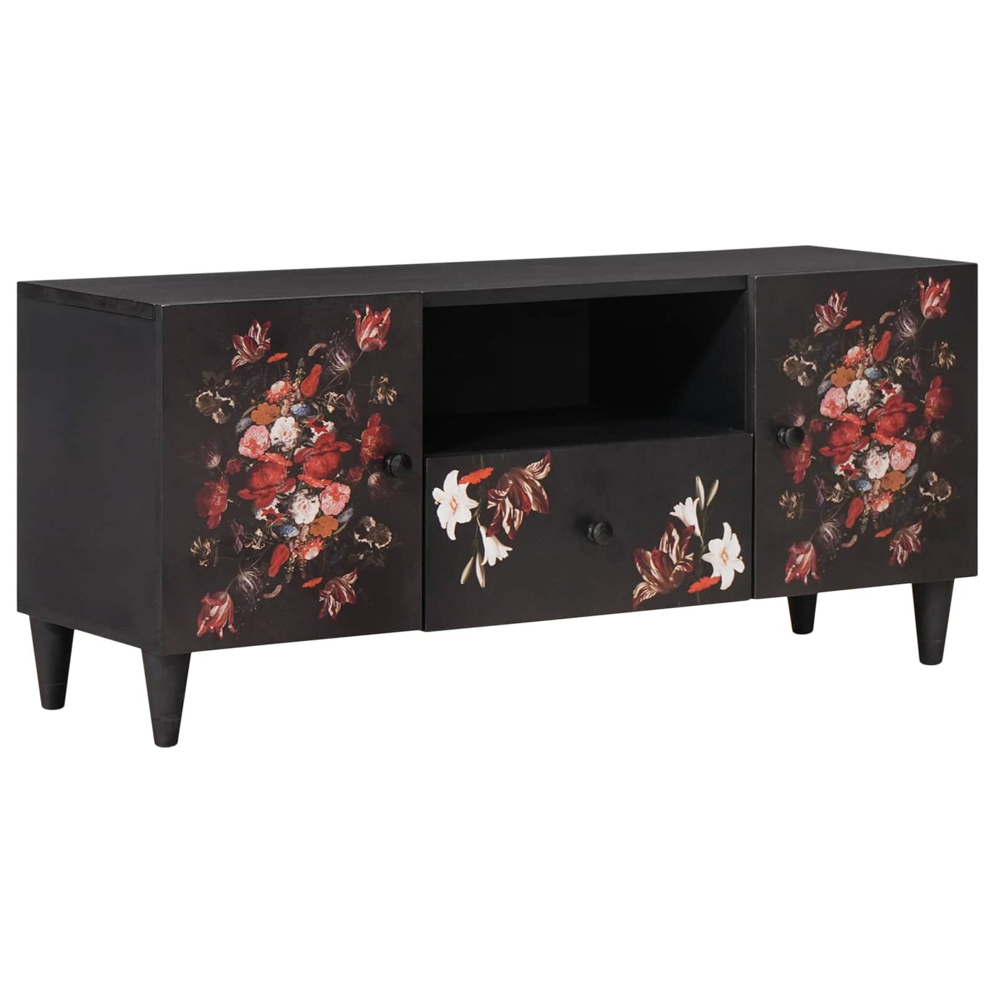 Opbevaringsskabe Flerfarvet 105 x 33,5 x 46 cm Massivt mangotræ