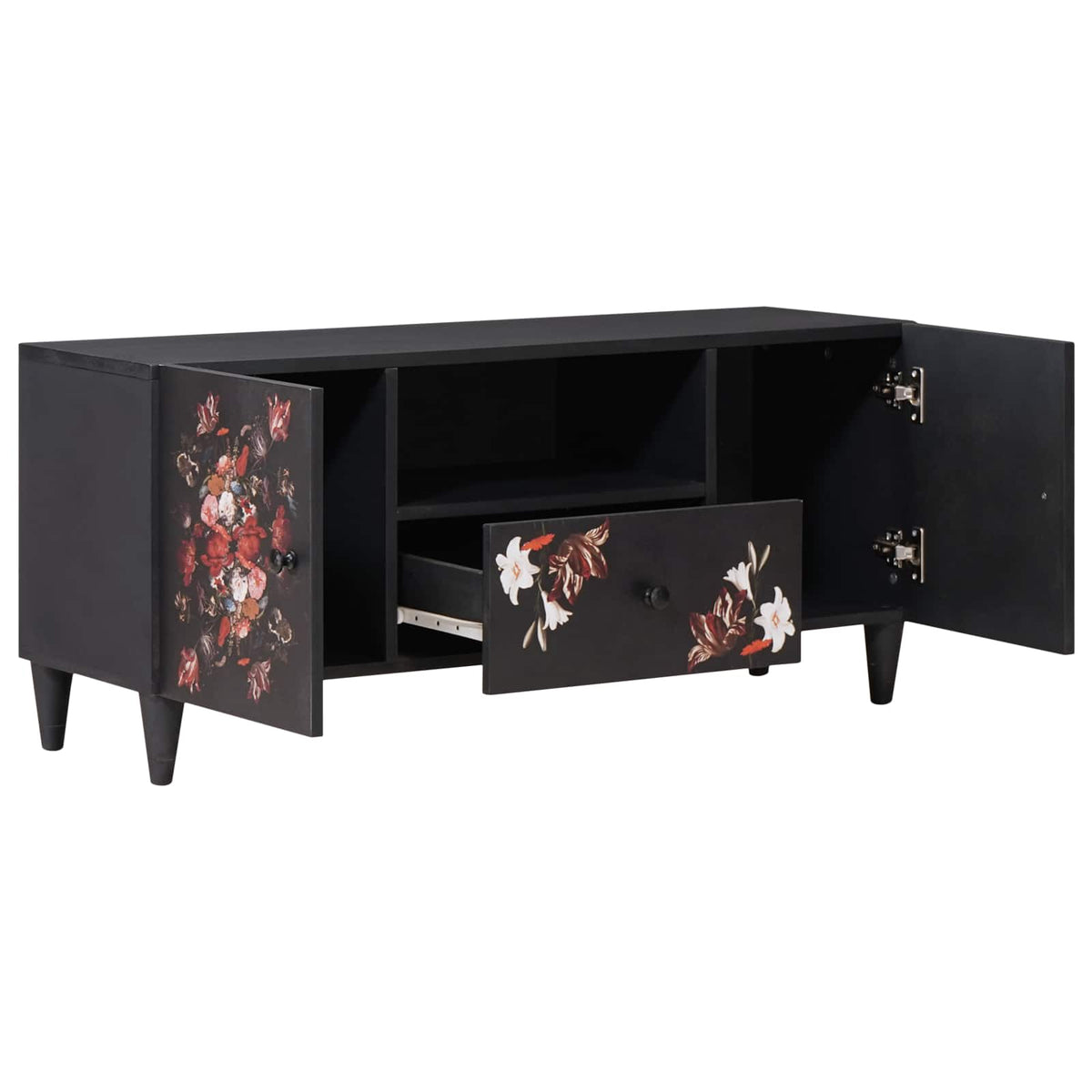 Opbevaringsskabe Flerfarvet 105 x 33,5 x 46 cm Massivt mangotræ