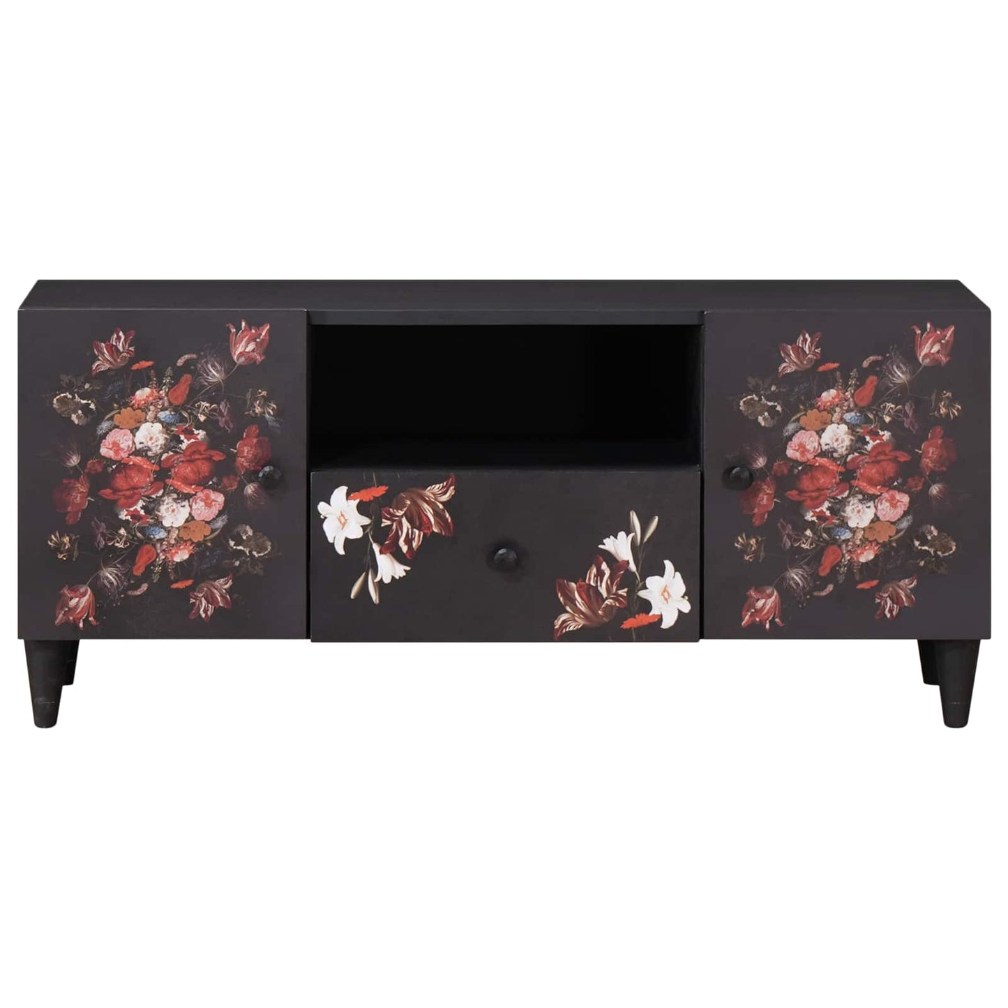Opbevaringsskabe Flerfarvet 105 x 33,5 x 46 cm Massivt mangotræ