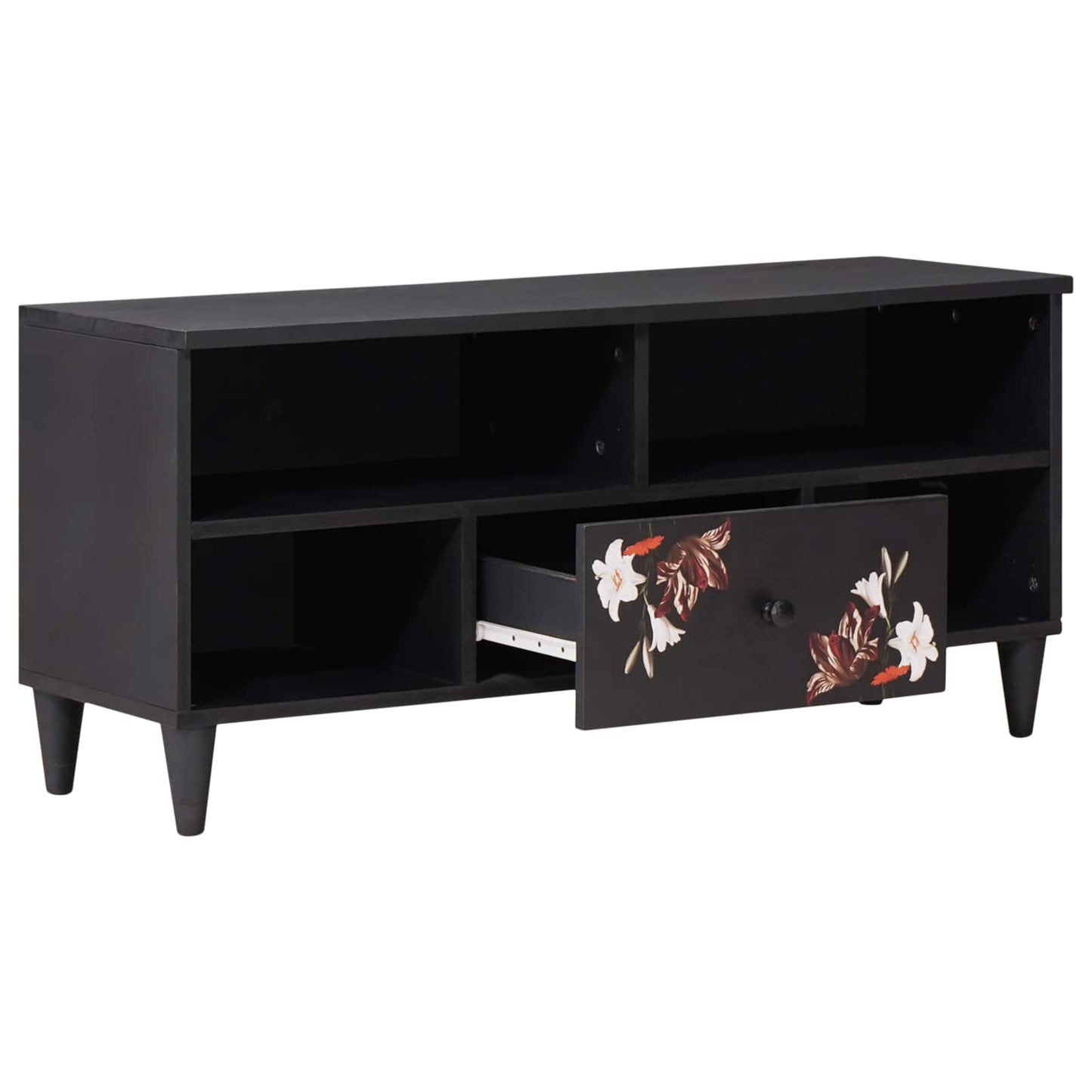 Opbevaringsskabe Flerfarvet 100 x 33,5 x 46 cm Massivt mangotræ