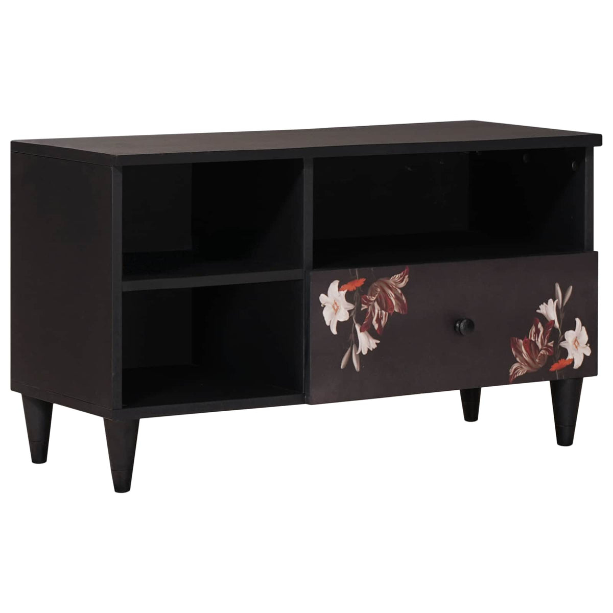 Opbevaringsskabe Flerfarvet 80 x 33,5 x 46 cm Massivt mangotræ
