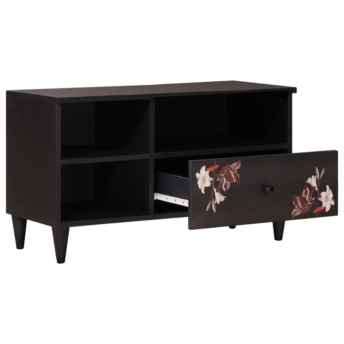 Opbevaringsskabe Flerfarvet 80 x 33,5 x 46 cm Massivt mangotræ